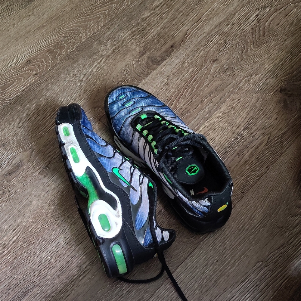 Nike Kids Sneakers - Blue and Green